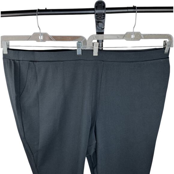 Candace Cameron Bure Black Pull-On Pants Petite 4X Rayon Blend Comfort Stretch - Picture 4 of 10